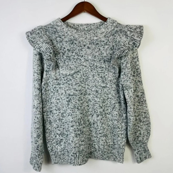 Universal Thread Flutter Long Sleeve Mock Neck Sweater Size Small - Picture 3 of 13